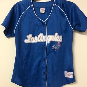 Los Angeles Dodgers Ladies blue jersey